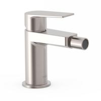 Bidetmengkraan Tres Project 1-Hendel Uitloop Recht 8,5 cm Rond RVS - thumbnail