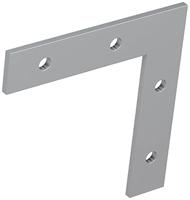 Barthelme 62398803 CATania Verbinder 90° 90° hoekverbinder RVS V2A (l x b x h) 50.5 x 50.5 x 1.7 mm 1 set(s) - thumbnail
