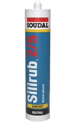 Soudal Silirub 2S | Sanitairkit | Wit | 300 ml - 101989