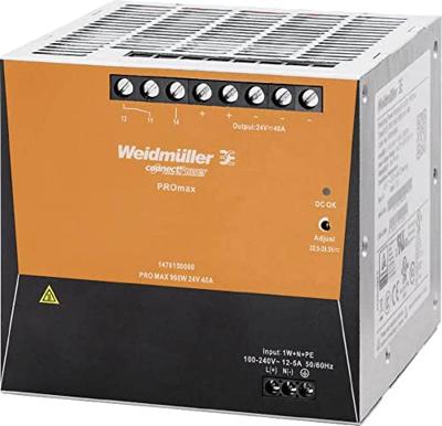 Weidmüller 1478150000 DIN-rail netvoeding 24 V/DC 40 A 960 W Inhoud 1 stuk(s) Weidmüller 1478150000 DIN-rail netvoeding 24 V/DC 40 A 960 W Inhoud 1 stuk(s)