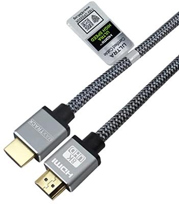 Maxtrack C 221-1 HNL HDMI-kabel HDMI Aansluitkabel HDMI-A-stekker, HDMI-A-stekker 1.00 m Zwart 8K UHD