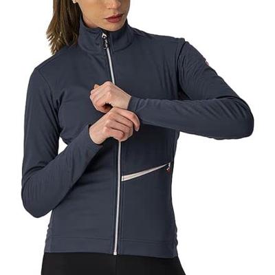 Castelli GO fietsjack donker blauw dames S Castelli GO fietsjack donker blauw dames S