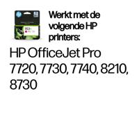 HP 953XL originele magenta grote capaciteit inktcartridge voor HP OfficeJet Pro 8710/8715/8720 (F6U17AE) - thumbnail