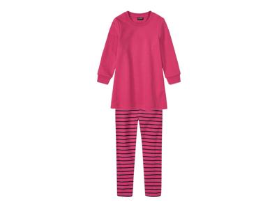 lupilu Meisjes jurk met legging (Roze/gestreept, 86/92)