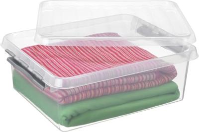 Sunware Q-line box 25 liter transp/metaal