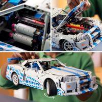LEGO Technic 2 Fast 2 Furious Nissan Skyline GT-R (R34) auto 42210 - thumbnail