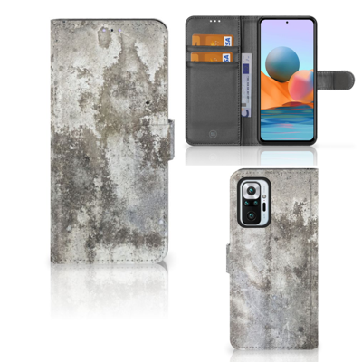 Xiaomi Redmi Note 10 Pro | Bookcase | Beton Print