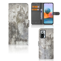 Xiaomi Redmi Note 10 Pro | Bookcase | Beton Print - thumbnail