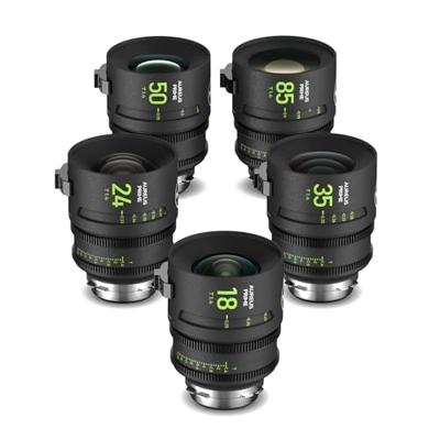 NiSi AUREUS PRIME SET PL-Mount (18/T1.4, 24/T1.4 ,35/T1.4, 50/T1.4, 85/T1.4), 1x Hardshell Case