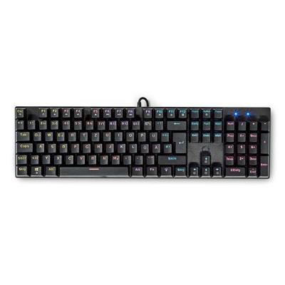 Nedis Bedraad Gaming Toetsenbord | USB Type-A | Mechanische Toetsen | LED | QWERTZ | Duits | USB Gevoed | Lengte stroomkabel: 1.50 m | Gaming - Nedis Bedraad Gaming Toetsenbord | USB Type-A | Mechanische Toetsen | LED | QWERTZ | Duits | USB Gevoed | Lengte stroomkabel: 1.50 m | Gaming -