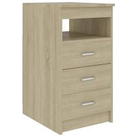 VidaXL Ladekast 40x50x76 cm bewerkt hout sonoma eikenkleurig - thumbnail