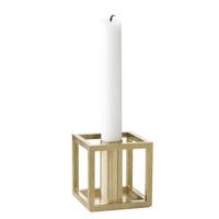 Audo Copenhagen Kubus 1 kandelaar goud - thumbnail