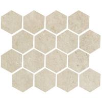 Wandtegel Serenissima Promenade 25x30 cm Mos.Esag.Sabbia Serenissima - thumbnail