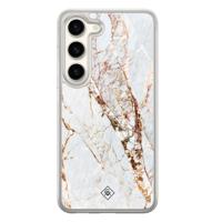 Samsung Galaxy S23 hybride hoesje - Marmer goud - thumbnail