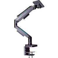 Thermaltake GEA Single RGB Gaming Monitor Arm Black Monitorbeugel Aantal monteerbare displays: 1 Display(s) 124,5 cm (49) Grijs, Zwart - thumbnail