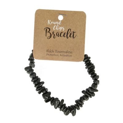 Steengoed Splitarmband toermalijn zwart 1 Stuks Steengoed Splitarmband toermalijn zwart 1 Stuks