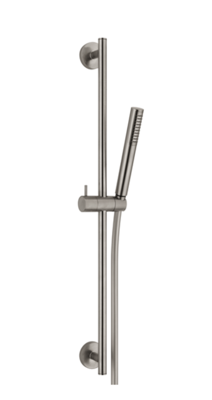 Glijstangset Plieger Napoli Met Handdouche Staafmodel 1 Stand Doucheslang 150cm En Glijstang 70cm RVS