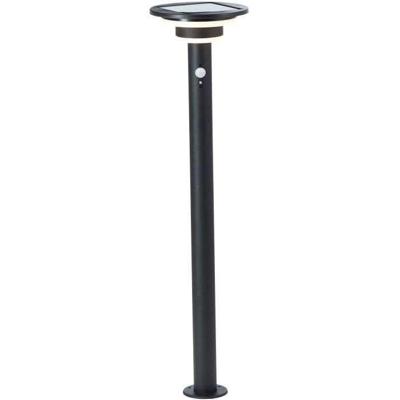 Brilliant G40407/06 Garvina Staande lamp op zonne-energie met bewegingsmelder LED-module LED vast ingebouwd 3 W Zwart