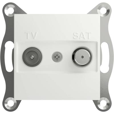 Schneider Electric EPH3470121D TV-satelliet eindcontactdoos Asfora Wit (RAL 9003) 1 stuk(s)