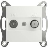 Schneider Electric EPH3470121D TV-satelliet eindcontactdoos Asfora Wit (RAL 9003) 1 stuk(s) - thumbnail