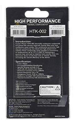Cooler Master HTK-002-U1-GP Koelpasta 4.18 W/mK 2 g Temperatuur (max.): 170 °C