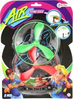 Toi-Toys flying discs air 12 cm groen/rood 3-delig - thumbnail