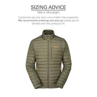 Rab Microlight Isolatiejas Heren Light Khaki SML - thumbnail