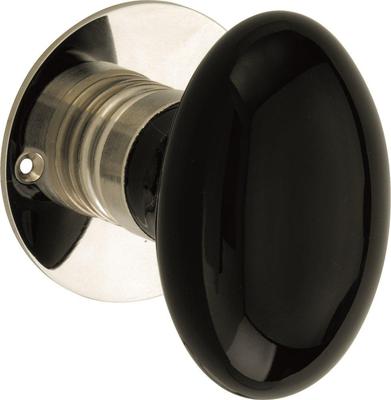 Knopg. porselein Evelyne MGN-MGN/zwart