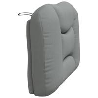 Hoofdbordkussen 80 cm stof lichtgrijs - thumbnail