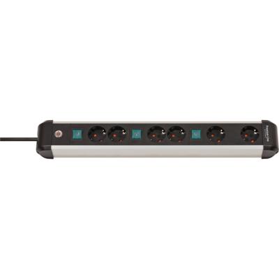 Brennenstuhl Premium-Alu-Line stekkerdoos 6-voudig schakel stekkerdoos Brennenstuhl Premium-Alu-Line stekkerdoos 6-voudig schakel stekkerdoos