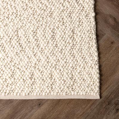 Nohr Vloerkleed 'Ilia' Wol, 200 x 300cm, kleur Off White Nohr Vloerkleed 'Ilia' Wol, 200 x 300cm, kleur Off White