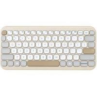 ASUS Marshmallow Keyboard KW100 toetsenbord Thuis Bluetooth QWERTZ Duits Beige, Grijs, Wit - thumbnail