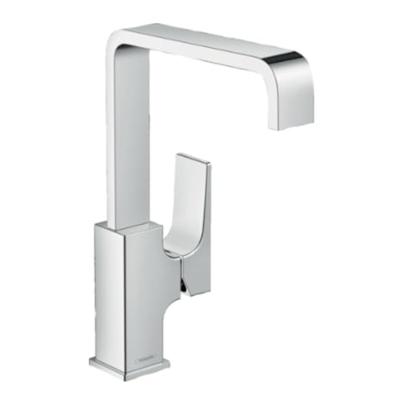 Wastafelmengkraan Metropol HansGrohe Eengreeps 230 met Rechte Greep en Push-Open Afvoer Chroom