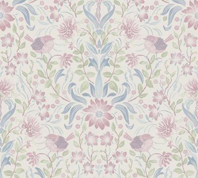 AS Creation Maison Charme - Creme - Vogel - 390753