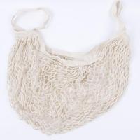 2 PC'S mesh boodschappentas herbruikbare string fruit opslag handtas Totes vrouwen winkelen mesh netto geweven tas Shop kruidenier tote tas (beige) - thumbnail
