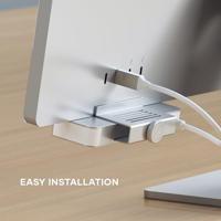 Satechi USB-C klem hub iMac 24" - Silver - thumbnail