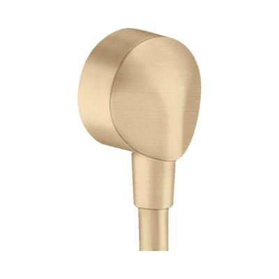 Muuraansluitbocht FixFit E HansGrohe Zonder Terugslagklep Geborsteld Brons Muuraansluitbocht FixFit E HansGrohe Zonder Terugslagklep Geborsteld Brons