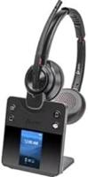 HP Poly Savi 8420 Office On Ear headset DECT, Bluetooth Stereo Zwart Noise Cancelling Volumeregeling, Microfoon uitschakelbaar (mute) Computer - thumbnail