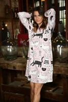 Katoenen nachthemd katten Ringella - thumbnail