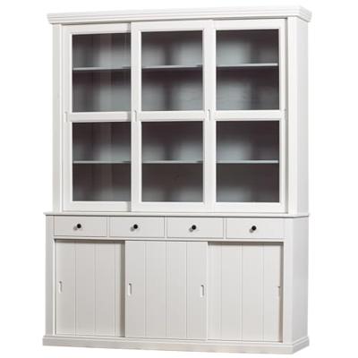 WOOOD Vitrinekast 'Lagos', kleur wit