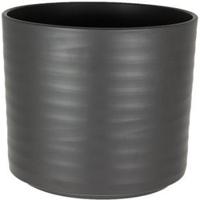 HS Potterie Berlin bloempot keramiek 23x19.5cm antraciet - thumbnail