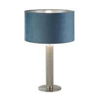 Searchlight TafellampLondon goud met blauwe kap - EU65721TE - thumbnail