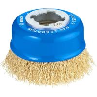 Bosch Accessories Komborstel X-LOCK Clean for Metal, 75 mm, 0,3 mm, gegolfde messing borstel Bosch Power Tools 2608620730 1 stuk(s) - thumbnail