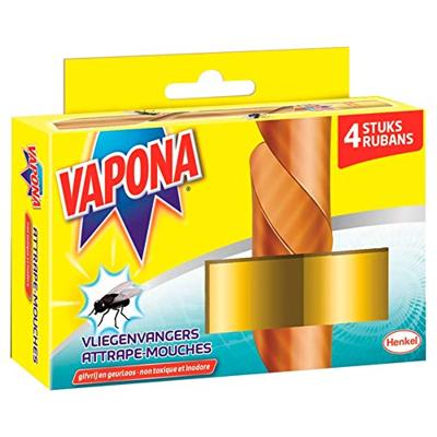 Vapona Vapona Vliegenvangers - 4 Stuks