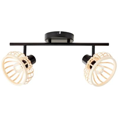 Brilliant Houten plafondlampNorah 2-lichts - 99738/76