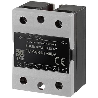 TRU COMPONENTS Halfgeleiderrelais TC-GSR-1-40DA 40 A Schakelspanning (max.): 480 V/AC DC-circuit 1 stuk(s) TRU COMPONENTS Halfgeleiderrelais TC-GSR-1-40DA 40 A Schakelspanning (max.): 480 V/AC DC-circuit 1 stuk(s)