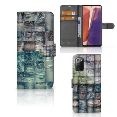 Wallet Case met Pasjes Samsung Galaxy Note 20 Spijkerbroeken Wallet Case met Pasjes Samsung Galaxy Note 20 Spijkerbroeken