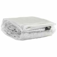 Doorzichtig zeildoek met zeilringen 3x10 m PVC - thumbnail