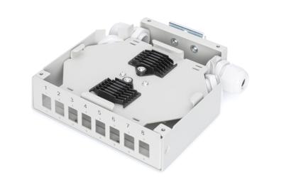 Digitus DN-96891 DIN-railadapter 8 poorten Zonder connectoren