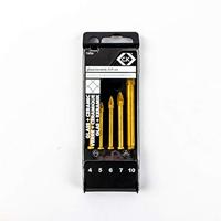 C.K T3059 Glasboorset 5-delig 4 mm, 5 mm, 6 mm, 7 mm, 10 mm 1 set(s) - thumbnail